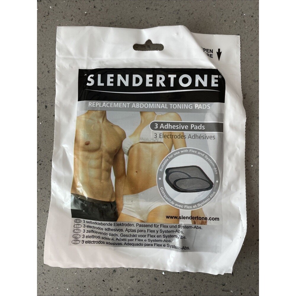 SLENDERTONE Replacement Abdominal Toning Pads 3x Adhesive Pads 5/2015